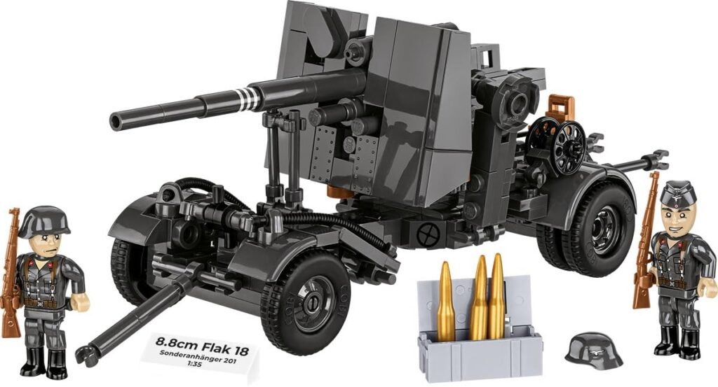 COBI 3140 — 8.8CM Flak With Carriage
