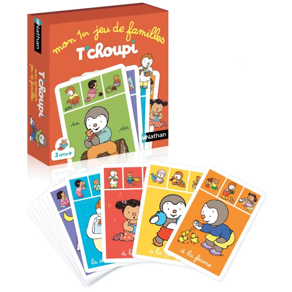 Mon Premier Jeu de Familles T'choupi — Nathan