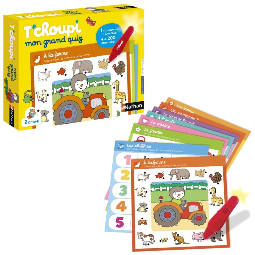 T'choupi Mon Grand Quiz — Nathan