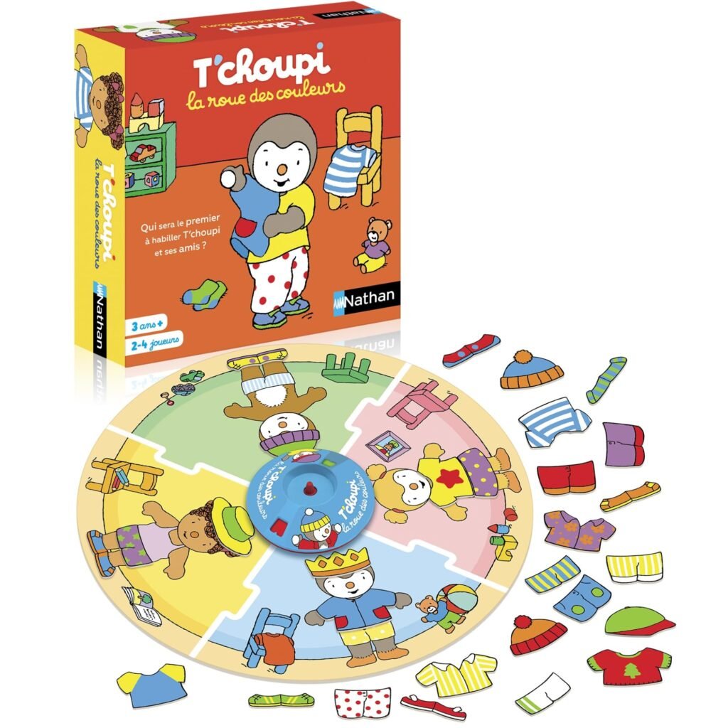 T'choupi la Roue des Couleurs — Nathan